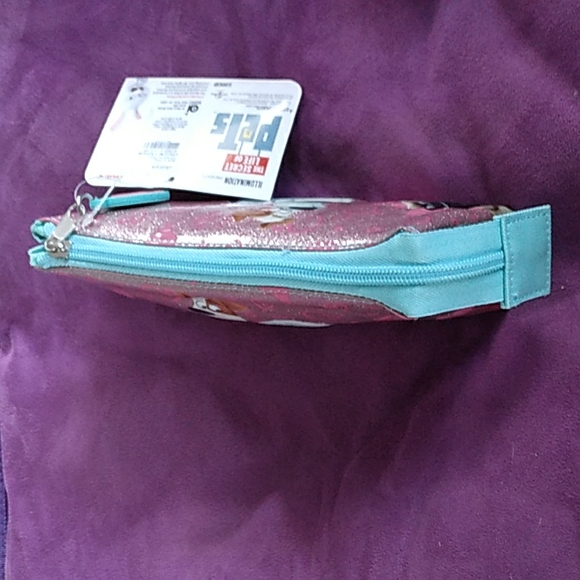 NWTS THE SECRET LIFE OF PETS 3 Compartment zippered bag case pencils crayons T2 - Picture 5 of 9